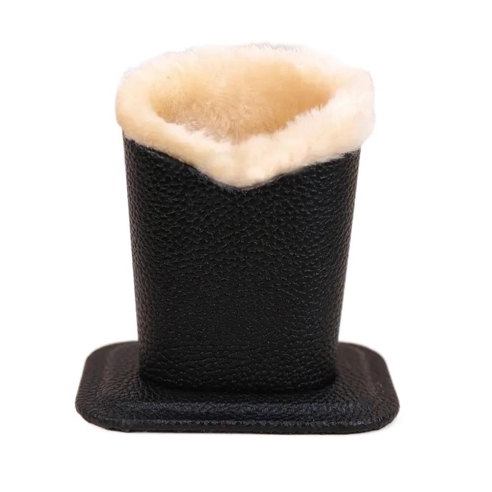PU Leather Eyeglass Holder Soft Lining Large Capacity Eyeglass Stand Display Save Space Brush Pot Pen Holder Desk Organizer