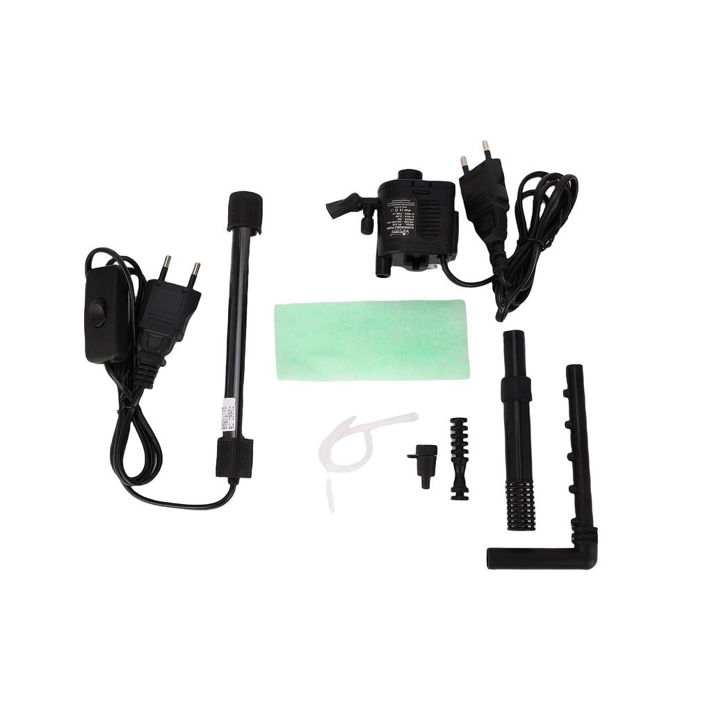 Kleines Aquarium HD-Glas USB-Schnittstelle LED-Licht Schreibtisch-Aquarium mit Pumpe für das Wohnzimmer