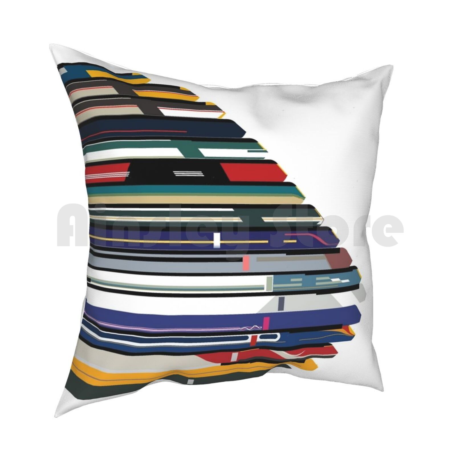 Intercity Outline In Liveries Pillow Case Printed Home Soft Throw Pillow Intercity Livery Hst British Rail Class 30x30cm 12x12in