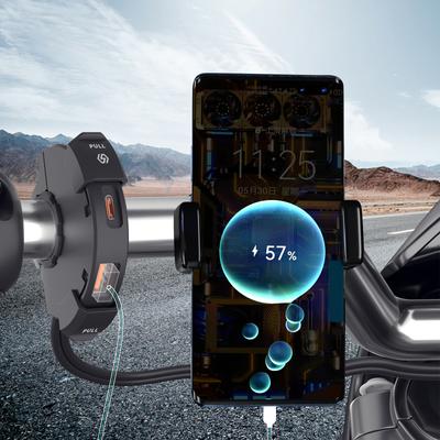 Motorcycle  Handlebar Mounting Bracket Charger IP67 Waterproof Digital Camera Phone Charger