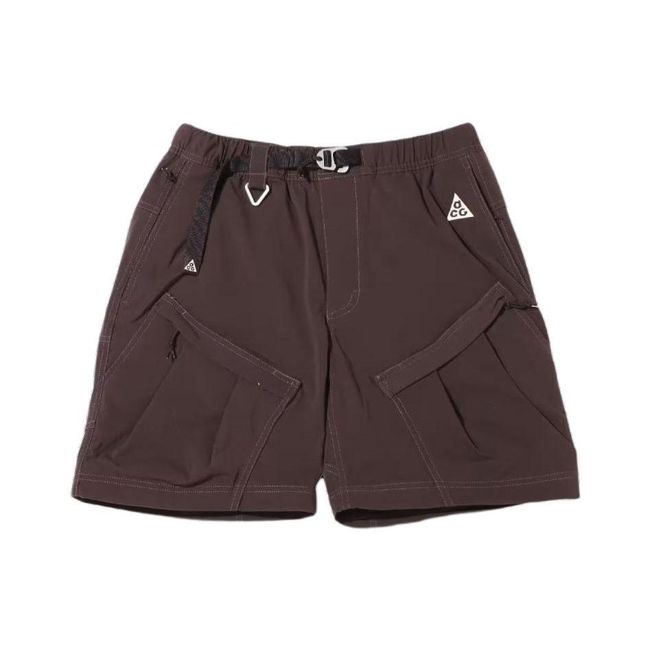 Nike Solid Color Straight Leg Casual Pants Men Bottoms Brown DN3943-220