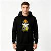 Men's Crewneck Hoodie, Grumpy Construction Badger Print Casual Pullover Sweatshirt for Daily Wear