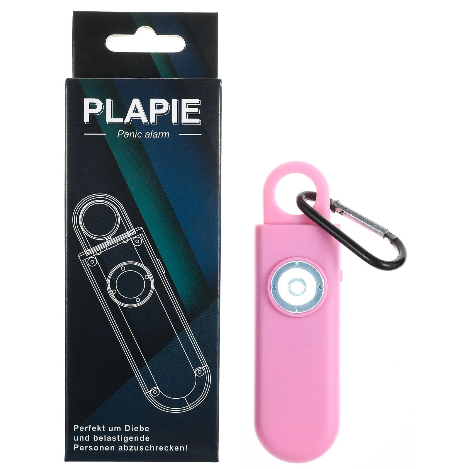 

Жіноча сигналізація самозахисту від вовків зі світлодіодним миготливим світлом та захистом від крадіжки/втрати рожевий