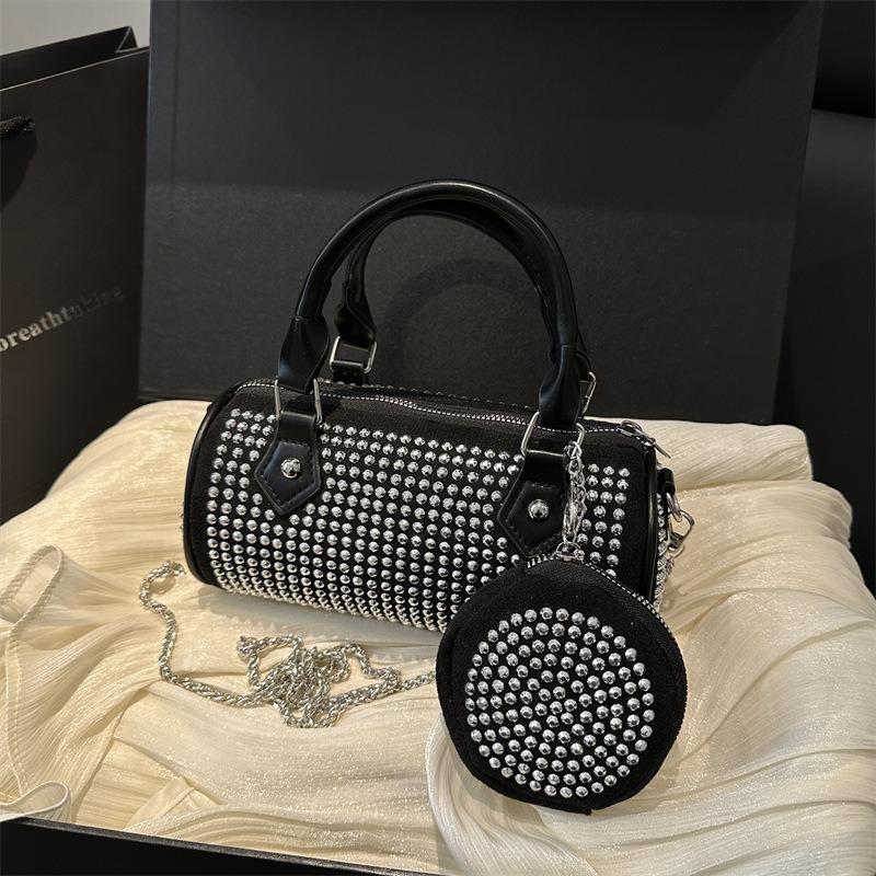 Bright Diamond Trend Women's Bag New Casual Shoulder Bag Fashion Portable Shoulder Underarm Fashion Crossbody Bag