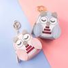 Key Holder Lady Wallet Short Purses Cartoon Car Key Chain Key Bag Owl Coin Purse School Bag Pendant