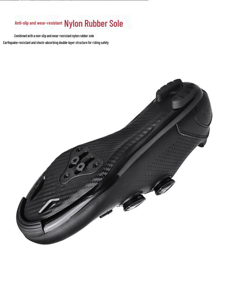 2022 Cross-Strap Lock Road Cycling Shoes with Hard Sole for Mountain Biking and Racing