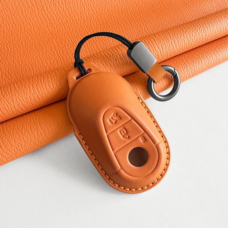Genuine Leather Key Cover for New Mercedes C200L GLC260L A180L E300L