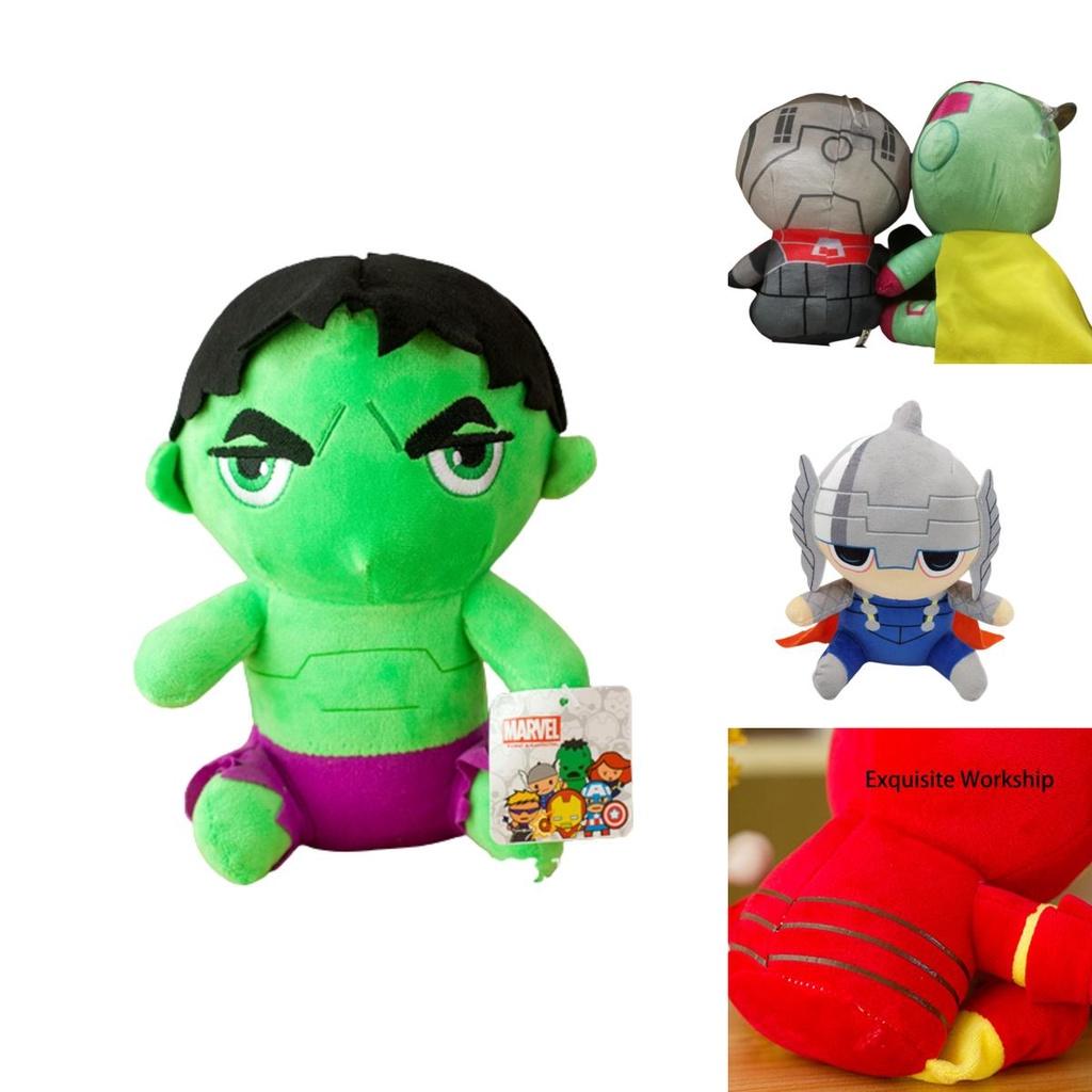 Marvel Avengers Plush Toy Collection Thor Spiderman Black Widow Ironman