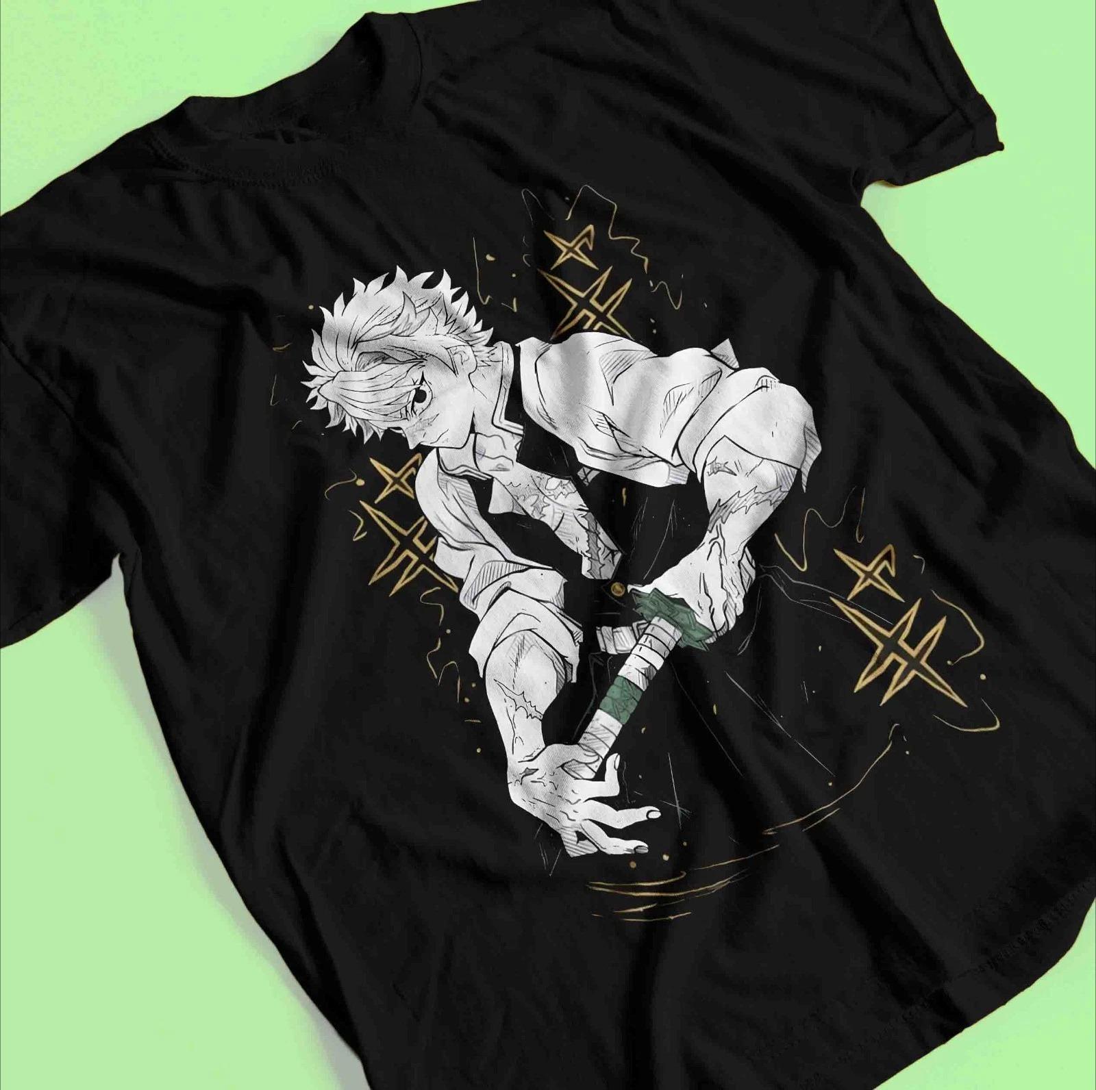 

New 2026 Demon Slayer Shirt Sanemi Shinazugawa Tshirt Tanjiro TShirt Summer Unisexs and Womens Tshirt Top L