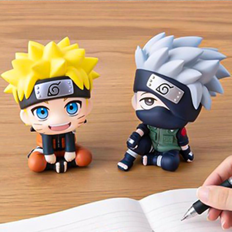 9cm Naruto Anime Figür Naruto Kakashi Aksiyon Figürü Q Versiyonu Kawaii Sasuke Itachi Figür Araba Dekorasyonu Koleksiyon Model Oyuncak