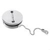 Q9QD 1.5inch 2inch Boat Deck Fuels Filler, Steel Marine GasCaps with Keyless Caps for YachtCaravans Truck Fuels Tanks