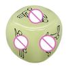 Dés sexuels pour couples Jeu de dés sexuels coquins pour couples Jeux de dés sexy pour adultes Ensemble de dés en acrylique pour chambre à coucher Jeux pour adultes