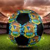 1PC Fuenlabrada taille 5 ballon de football Praha Ballon de Football en Salle Coloré Tous Âges Cousu à la Machine PVC Prêt pour la Compétition Durable Haut Rebond
