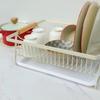 Japanese-Style Draining Rack Tableware Simple Drain Rack with Drain Tray Dish Rack  Household