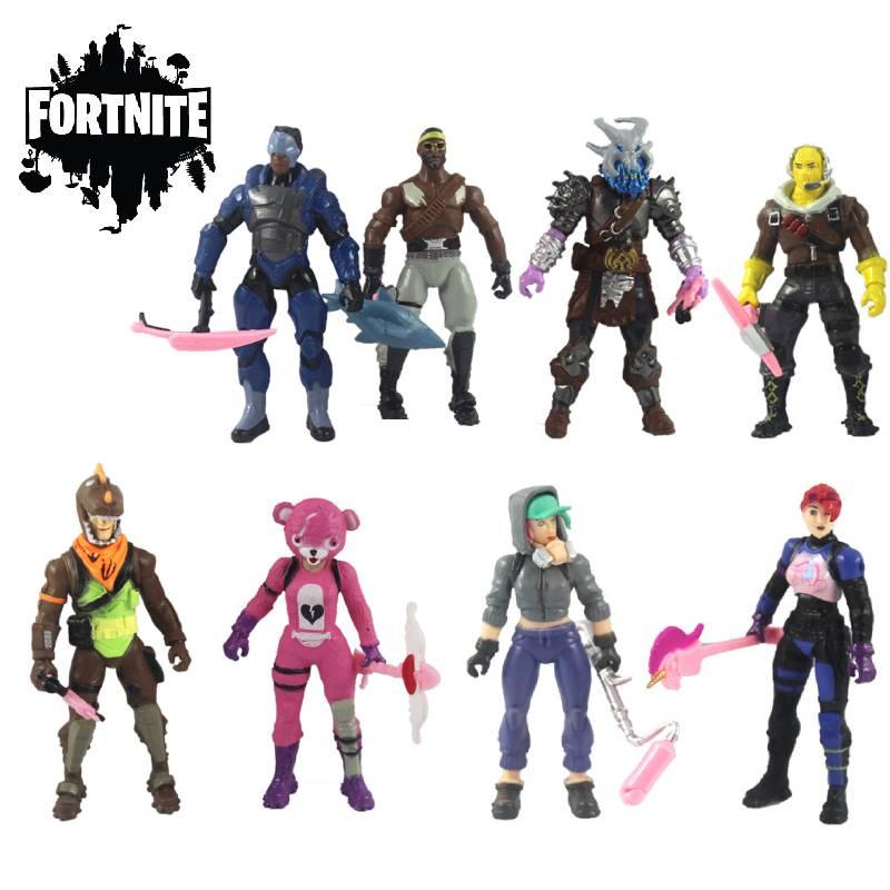 Doll 8pcs Figure Armed Children Birthday Christmas Gift Ornaments Cake