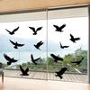 9pcs Anti-collision Bird Glass for Windows Sticker Static Electricity Removable for Windows Grille Warnings Wall Sticker