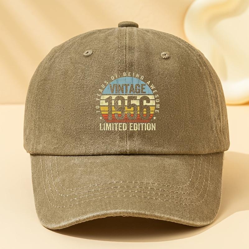 A VINTAGE Printed Baseball Cap Unisex and Fashionable for All Occasions This Classic Vintagewashed Outdoor Lightweight C