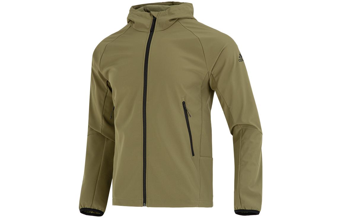 Adidas Jackets Men s Army Green Hooded Moderate Other HN2057 L