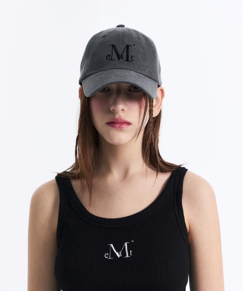Mucent Signature Ball Cap (Dyed Gray Denim)