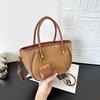 Niche design retro handbag women's new fashion versatile shoulder messenger bag bucket bag