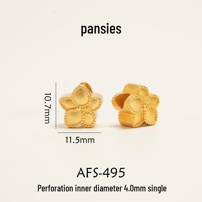 Vergoldetes antikes Schmuckset: Halskette, Armbänder & Perlenanhänger - Nicht verblassendes DIY-Zubehör