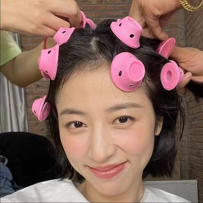 Silicone Hair Curler Mushroom Hair Curler Bell Hair Curling Artifact Lazy Hair Curler
