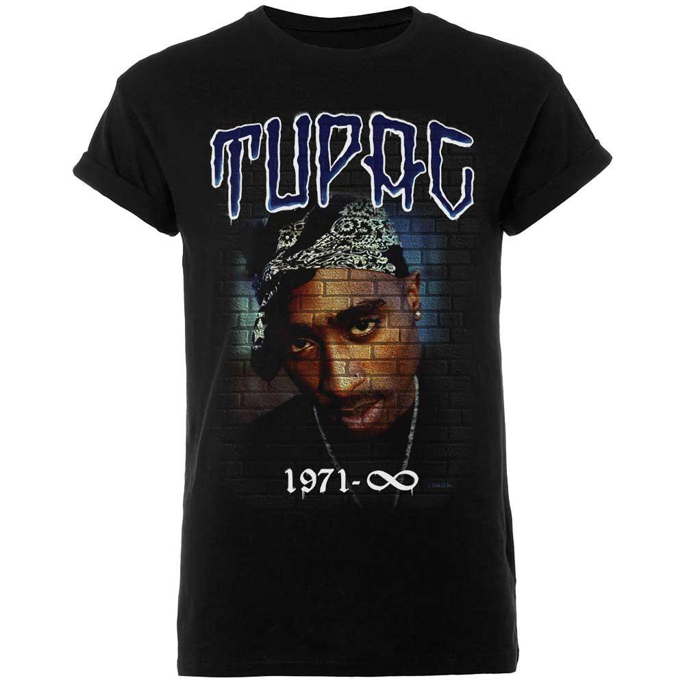 Men s Tupac Mural 1971 T-shirt X-Large Black M