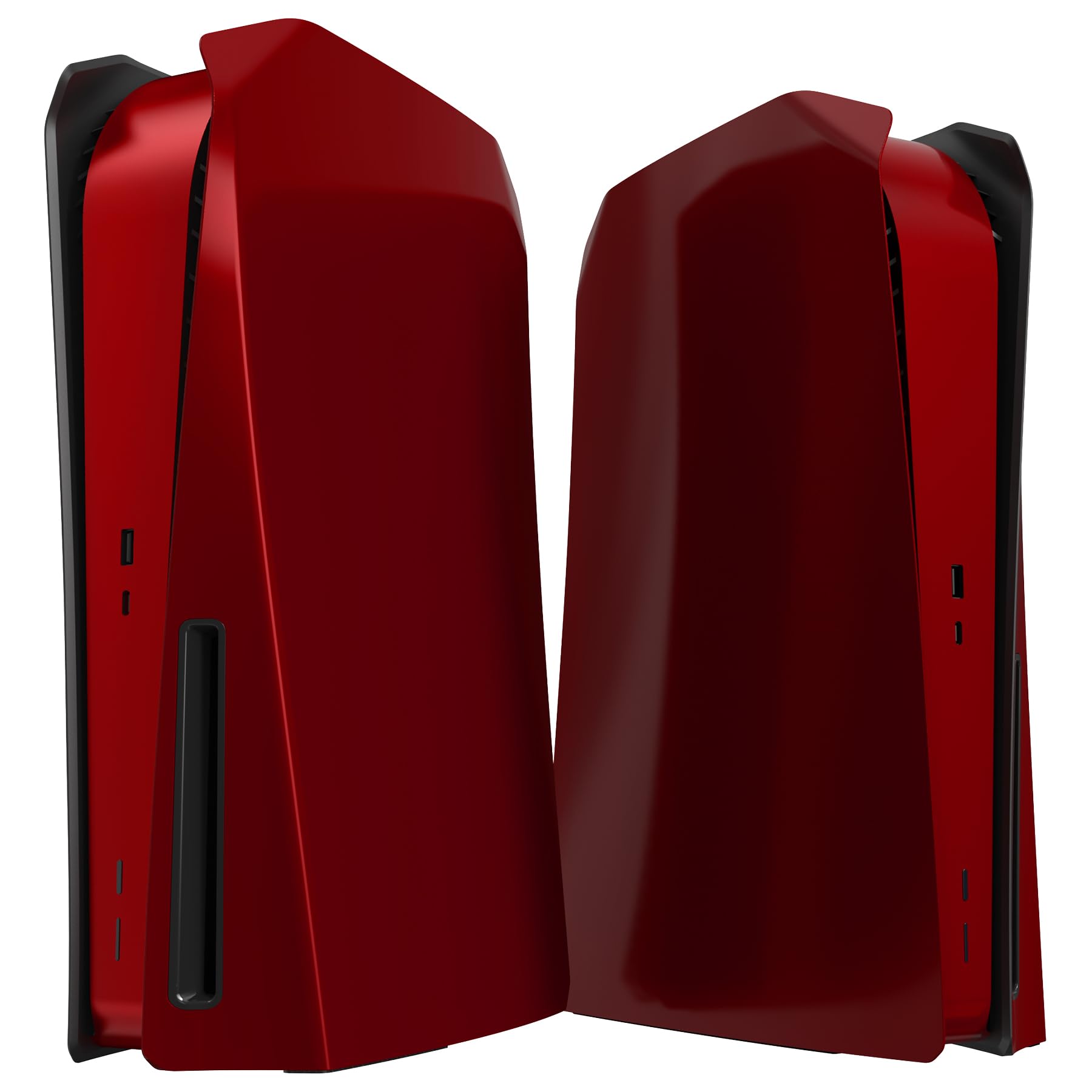 

eXtremeRate eXcover Replacement Case for PS5 Disc Version Includes Replacement Top and Bottom Custom Replacement Faceplate and Backplate Shell for