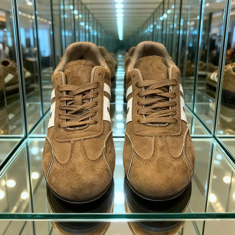 

Женские кроссовки Forrest Gump на мягкой подошве, спортивно-повседневные, весенне-осенние, тонкие, дышащие, студенческие, ретро, тренировочные кроссовки для моральной подготовки, женские 44 коричневый