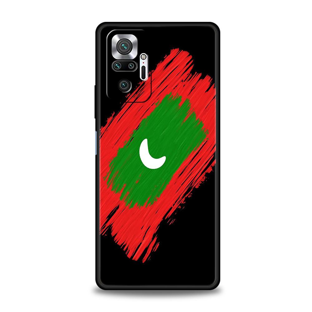 Maldives Passport Phone Case For Xiaomi Redmi Note 14 5G 13 12 10 11 Pro Plus 4G 14C 13C 12C 10C 9C Soft TPU Cover