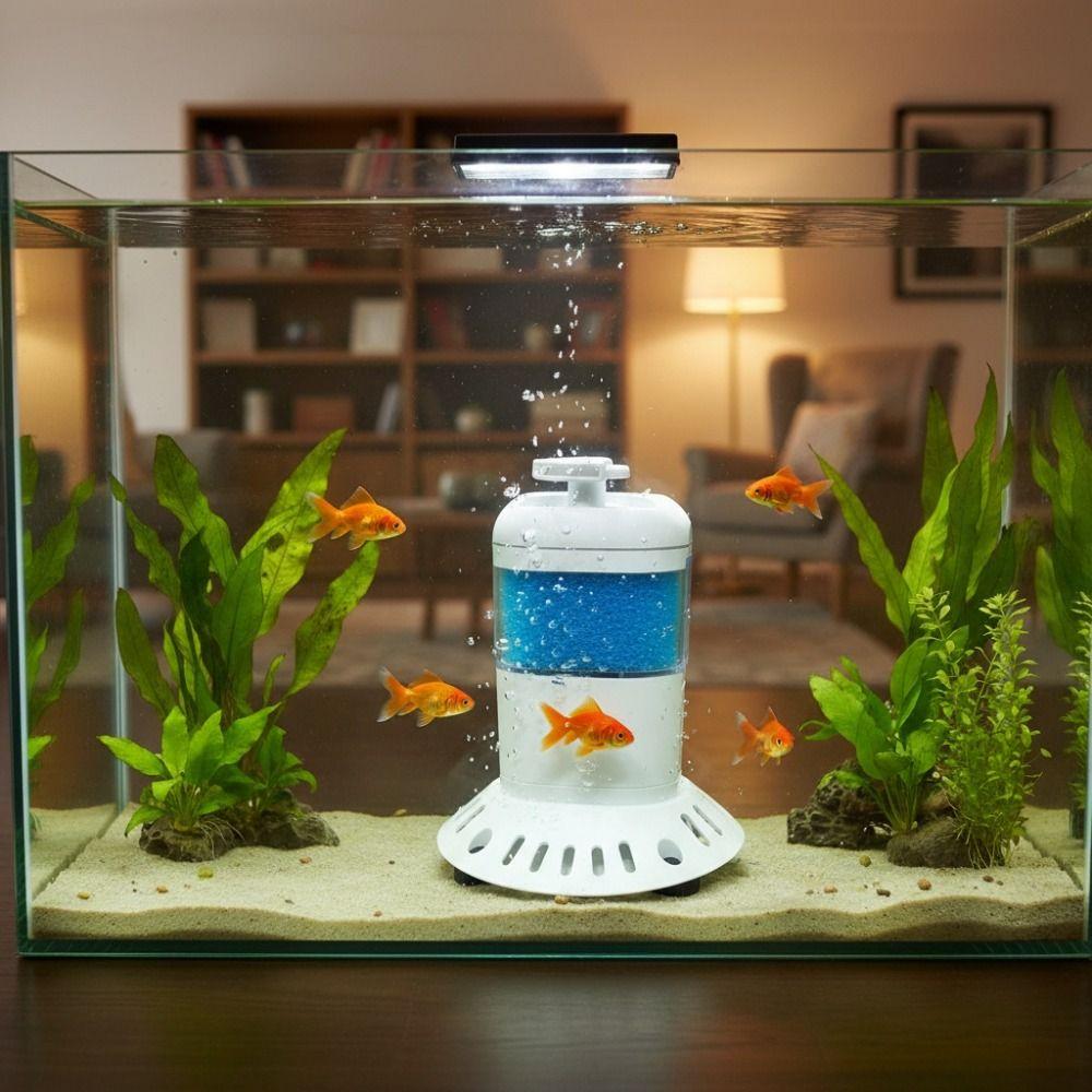 Standing Fish Tank Submersible Filter Extendable Aquarium Water Purifier  Odd-Shaped Aquarium