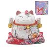 MYDILI Lucky Cat Coin Bank Feng Shui Store Opening Celebration Business Prosperity Construction Figurine Interior Decoration Wealth Enhancement Color)