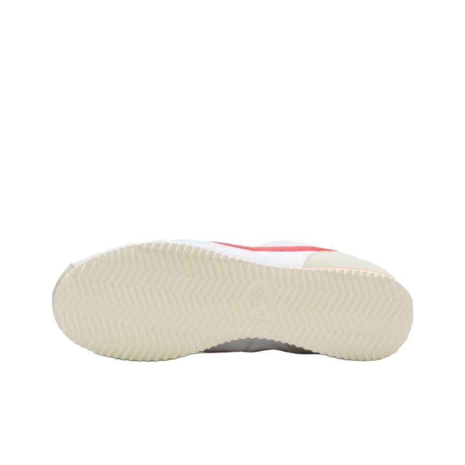 Nike Klasyczne Cortez Wygodne Trwałe Buty do Biegania Damskie Sneakersy Białe Czerwone DZ2795-104