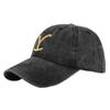 Yellowstone Dutton Ranch Hat Cross Ponytail Baseball Cap Distressed Outdoor Stickerei Sonnenschutzhut Einfarbige Kappe