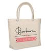 Beach Bag - PLANETEE - Barbara On Holiday - Natural Cotton - Large Capacity - Printed Design