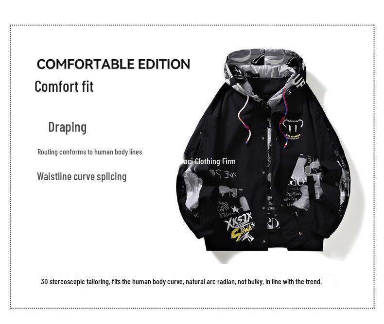 Autumn 2023 Teen Trendy Patchwork Color Block Jacket 