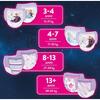 Huggies DryNites Bedwetting Pants for Girls 8-15 Years 57-99 lbs Jumbo Pack of 13 Gray