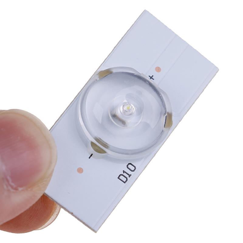 20Pcs 3V 6V Smd Lamp Beads With Optical Lens Fliter For 32-65 Inch Led Tv Repair