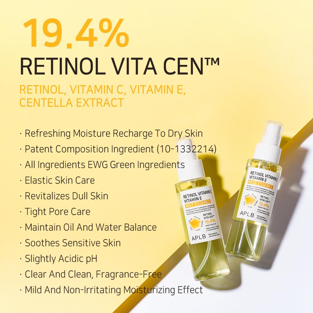 [APLB Official] Retinol Vitamin C Vitamin E Mist Essence 105ml