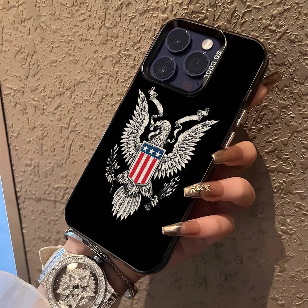 

Флаг США Американский чехол для телефона для iPhone 17,16,15,14,13,12,11,Pro,XS,Max,Plus,Mini,SE Черный Конфетный Матовый Ударопрочный Чехол iPhoneX