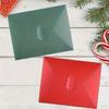 5pcs Christmas Exclusive Envelopes, A4 Thick Paper Envelopes with Christmas Tree Buckle,Suitable for Christmas Party Invitation