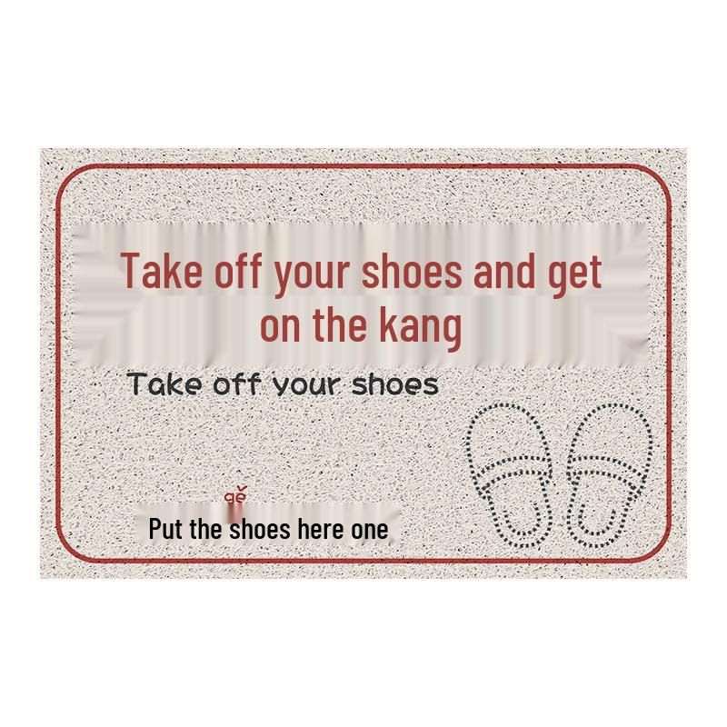 

Silk Ring Non-Slip Doormat: Cuttable, Dirt-Resistant Mat for Entryway, Living Room, or Kitchen. 40*60cm Silk Ring