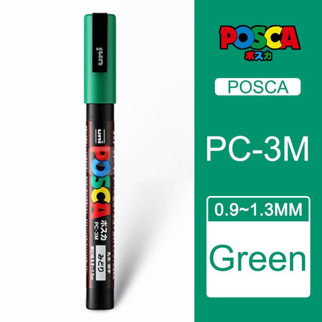 Uni POSCA Marker Farbstift, 39 Farben PC-5M/44 PC-3M/36 PC-1M, Acryl Steinmalerei Zeichnen Graffitti Marker Kunstbedarf