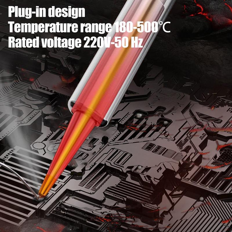 Lötkolben 90W Elektronik Lötkolben Lötset Ergonomisch Schnelles Aufheizen Handheld Schweißgerät Maschine Für Heimprojekte Schmuck