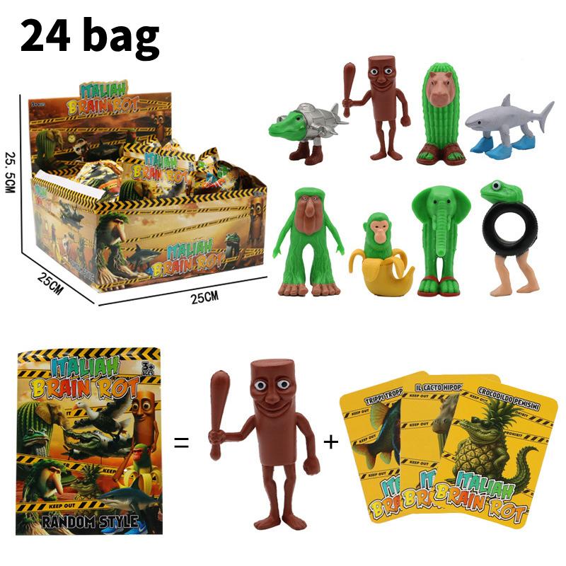 Al Brainrot Italian Blind Bag Action Figure Model Toy Anime Decoration Gift Kids