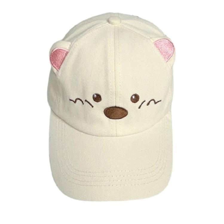 Summer Breathable Unisex Caps Embroidered Pig Design Adjustable Design For Different Ages Outdoor Sports And Vacation
