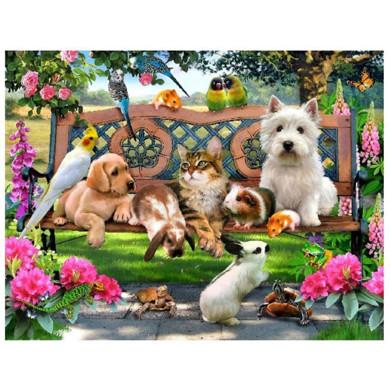 

Животных рай 5D алмазов DIY Живопись Ремесла Home Decor