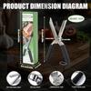 Multifunctional Stainless Steel Rib Film Removal Pliers Peeling Pliers Rib Handling Tools Barbecue Essential Kitchen Tools