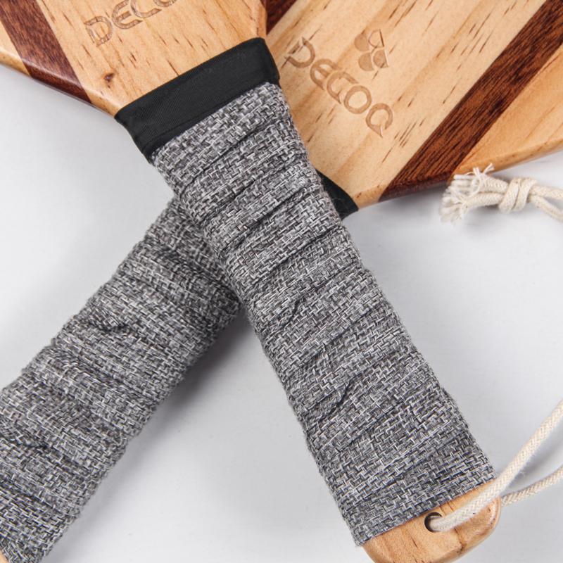 Ensemble de Raquettes de Tennis Classiques en Bois Massif pour Entraînement Professionnel Personnalisé Raquettes de Paddle pour Jeux de Plage Design Original