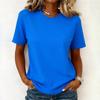 Women's Casual and Fashionable Round-neck Short-sleeved -shirt Top